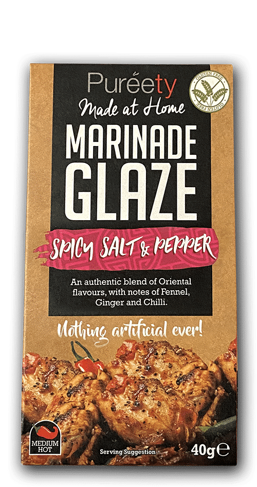 Spicy Salt and Pepper Marinade Glaze product pack